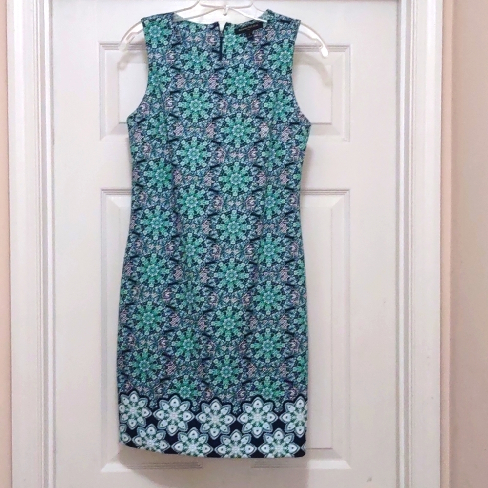 Banana Republic Floral Sleeveless Dress Size 2 - Picture 1 of 6